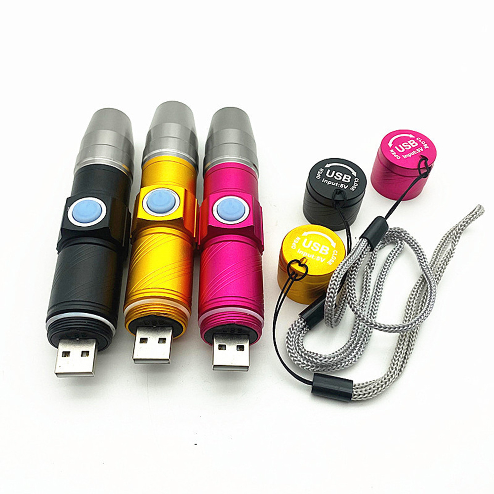 Free Plug Gift High Quality Blacklight UV Jade Detector 365nm USB UV Flashlight