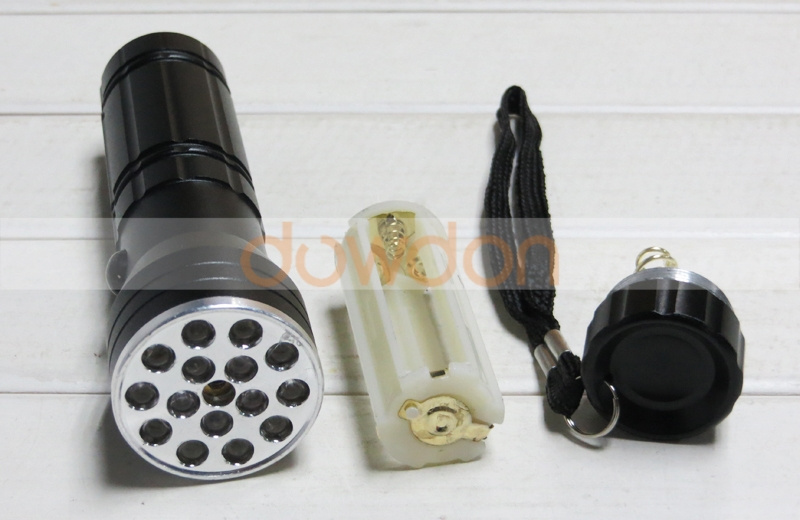 3 in 1 UV LED Flashlight Torch with Laser Pointer