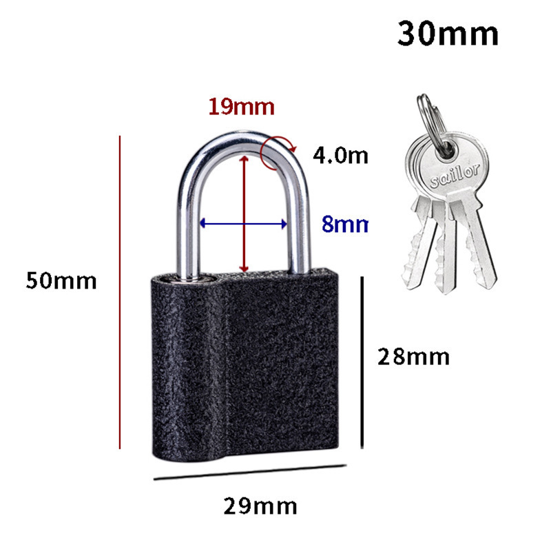 Small Locks for Luggage Case Locker Home Improvement Hardware 22mm 25mm 30mm 40mm 50mm