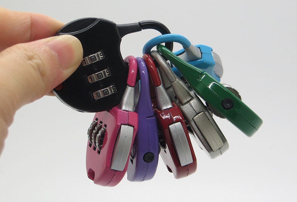 50*35*9mm 7 Colors 3 Digit Combinations Safe  Lock Travel Luggage Suitcase Lock