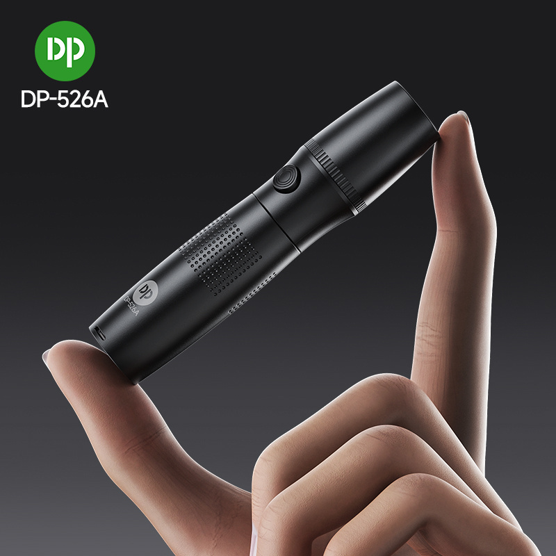 DP New Design Portable Mini Flashlight LED Zoomable Electric Torch Using AA Battery