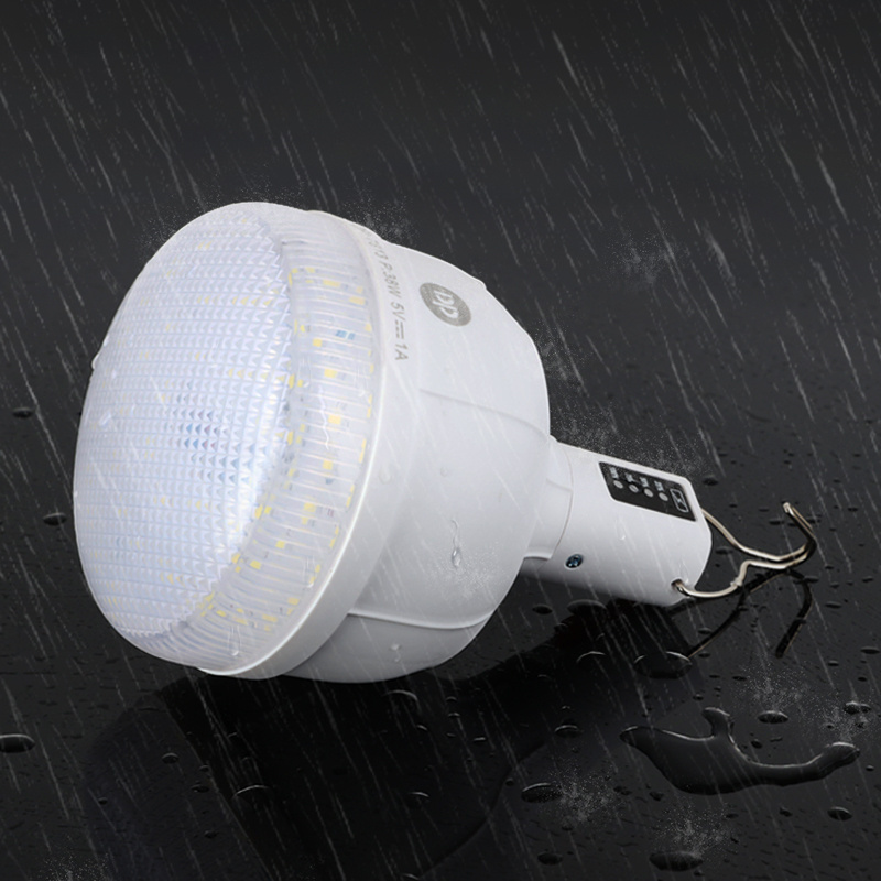 Portable Hook Indoor Outdoor Charging Emergency Bulb Energy Light Rechargeable Bulb Camping Led Emergency Light