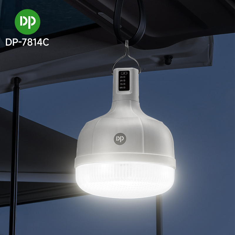 DP Emergency Light Energy Saving Lamps USB Rechargeable 48W LED Emergency Light Bulb with Portable Hook