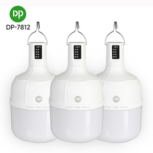 Home And Outside Supply DP Rechargeable 18W 38W 48W High Power Lamp Emergency LED Bulb Light With Hook