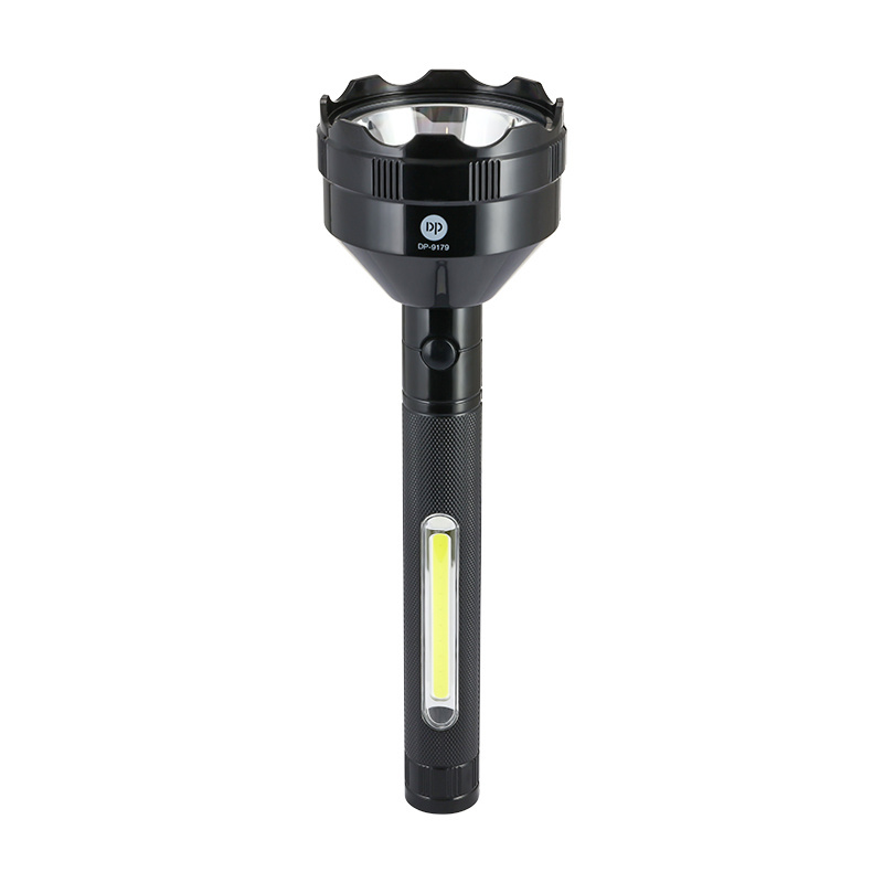 DP LED Tactical Flashlight Super Bright Cob Work Light Rechargeable Powerful Handheld Torch Light Flashlights