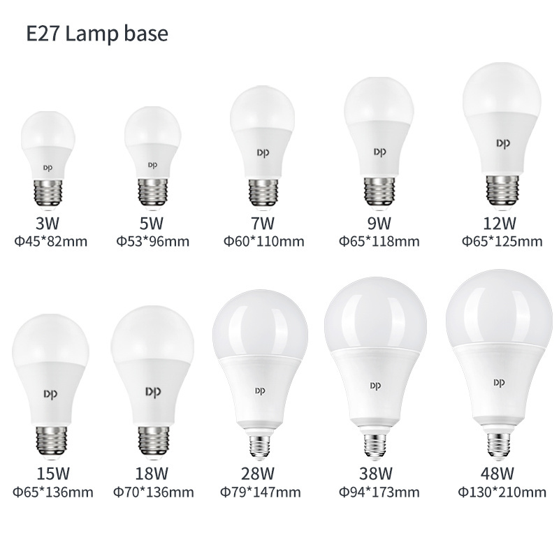 China Cheap Energy Saving Bulb E27 B22 Led Lighting 7W 9W 12W 15W 18W Aluminum Plastic Home Led Bulb Light Lamp