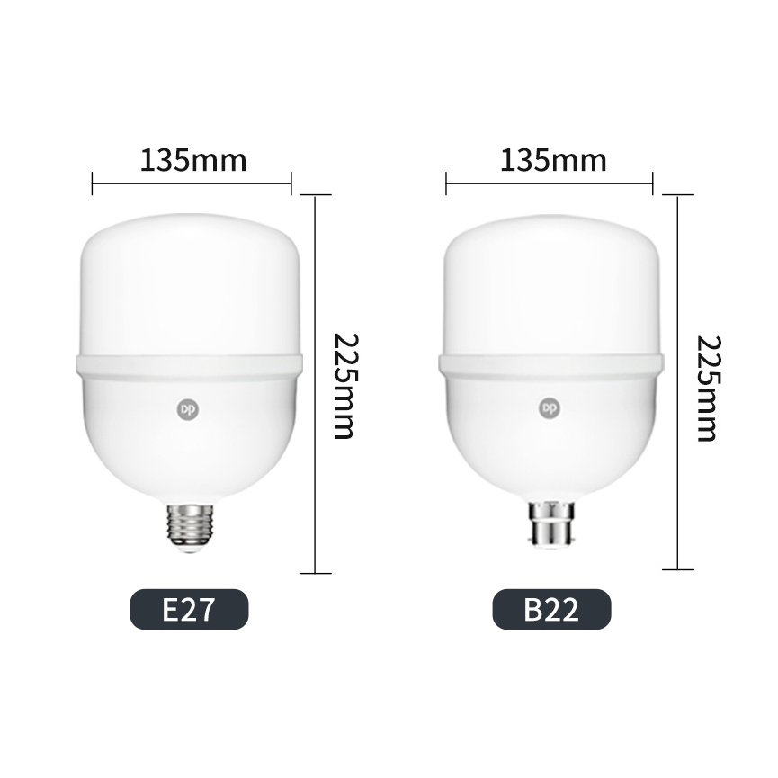 High Lumens Housing Energy Saving T Shape Bulb E27 B22 High Lightness 58W Home Led Bulbs