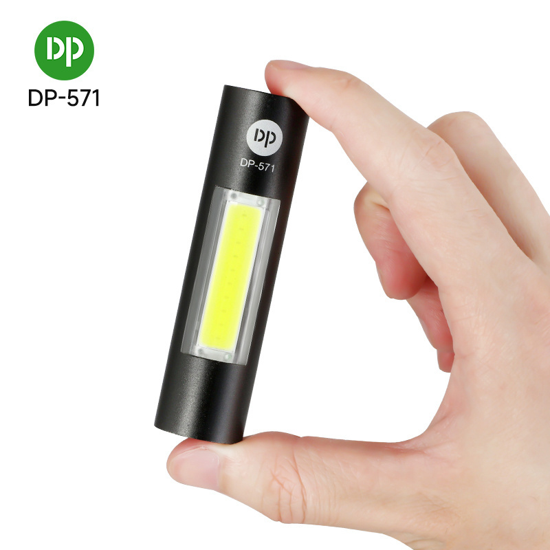 Mini Portable Bright USB LED Rechargeable Torch Work Light Small Pocket Flashlight Keychain Light