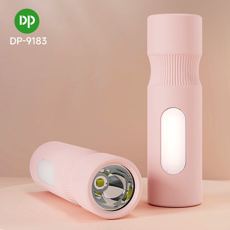 DP Promotion Business Gift Small LED Flashlight USB Rechargeable Mini Torch Light with Side Light