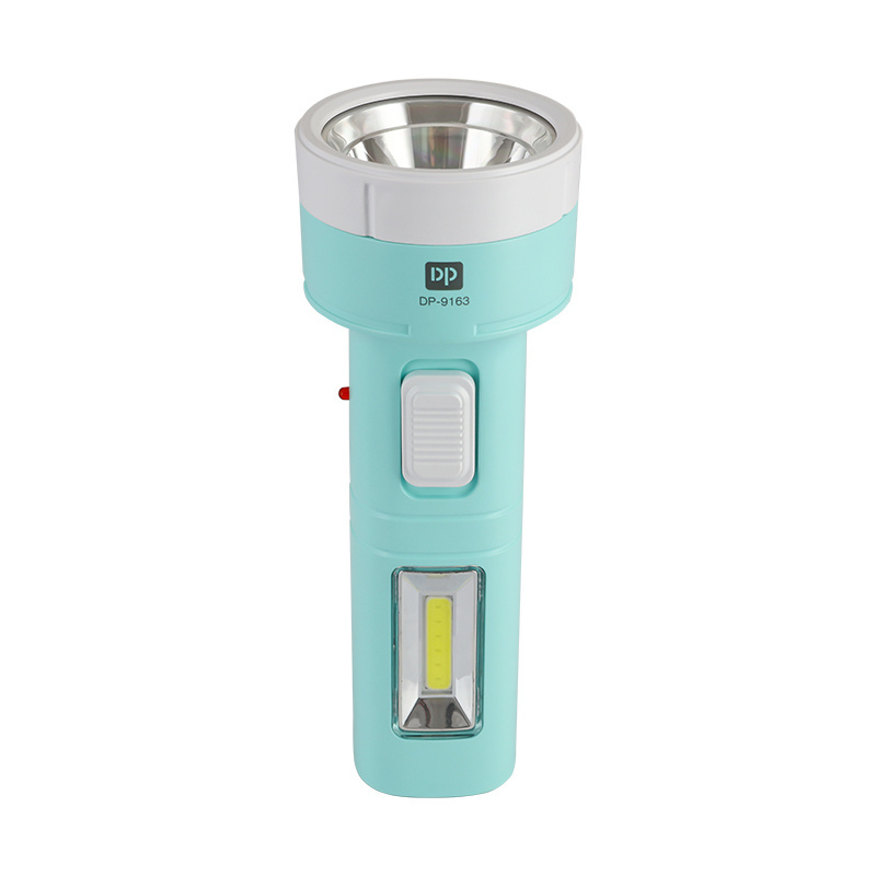 Plastic High Power Widely Used Portable and Rechargeable Cheap Bright Torch Light with Plug