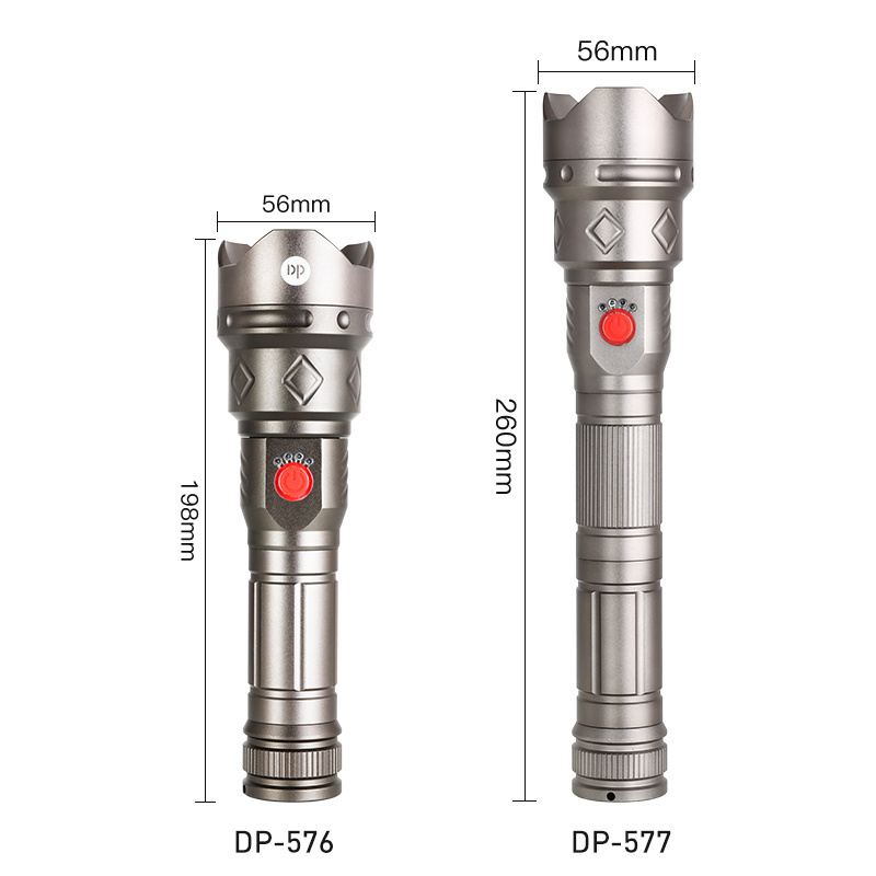 DP 20W 10000 Lumens Waterproof Camping Outdoor Torch Rechargeable Led Tactical Flashlight