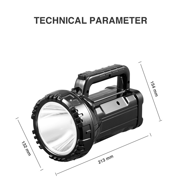 Outdoor Camping Light Handheld Security Rechargeable Searchlight LED Search Light DP-7045B