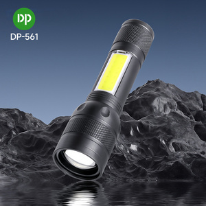 Hot LED COB led USB Micro Flashlight Zoomable Portable Mini Rechargeable Torch Light Flashlight