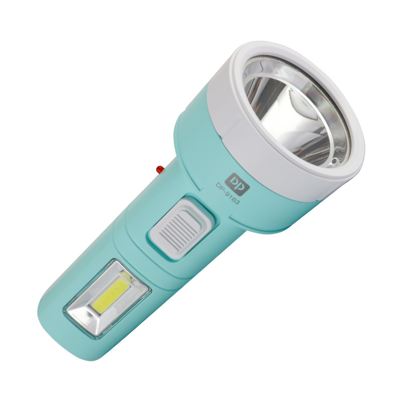 Plastic High Power Widely Used Portable and Rechargeable Cheap Bright Torch Light with Plug