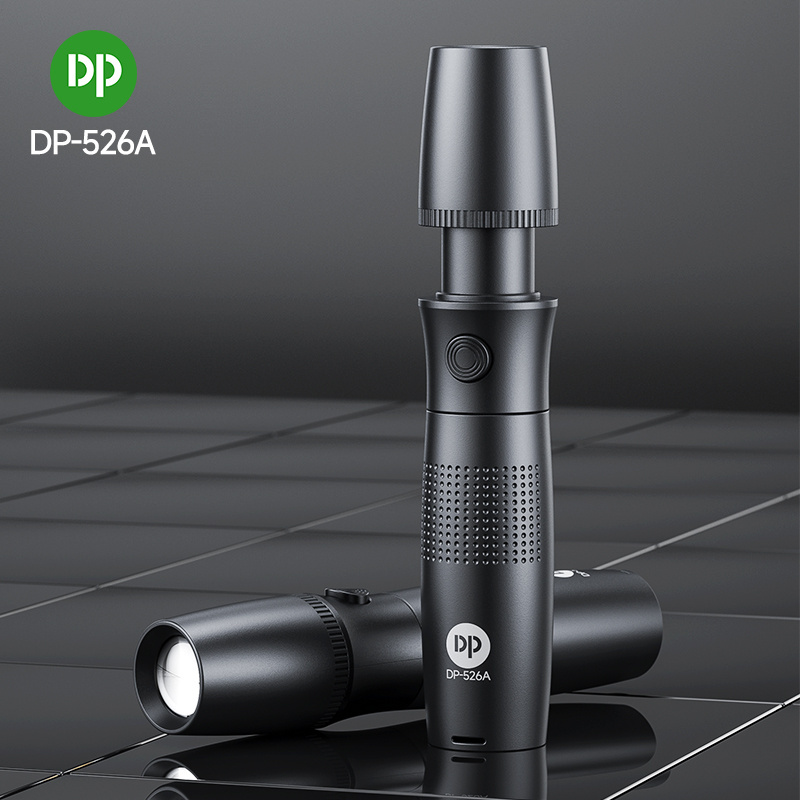 DP New Design Portable Mini Flashlight LED Zoomable Electric Torch Using AA Battery