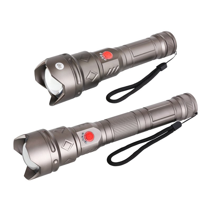 DP 20W 10000 Lumens Waterproof Camping Outdoor Torch Rechargeable Led Tactical Flashlight