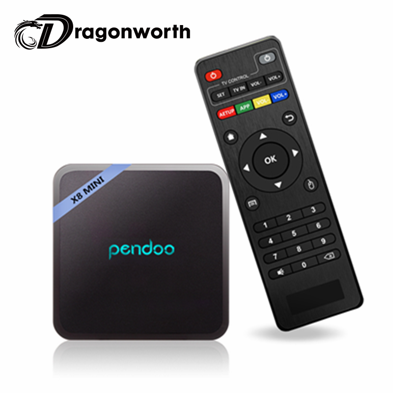 indian iptv box Pendoo X8 Mini 1GB 8GB tv box Android 9.0 Quad core 4K hd tv stb smart set top box