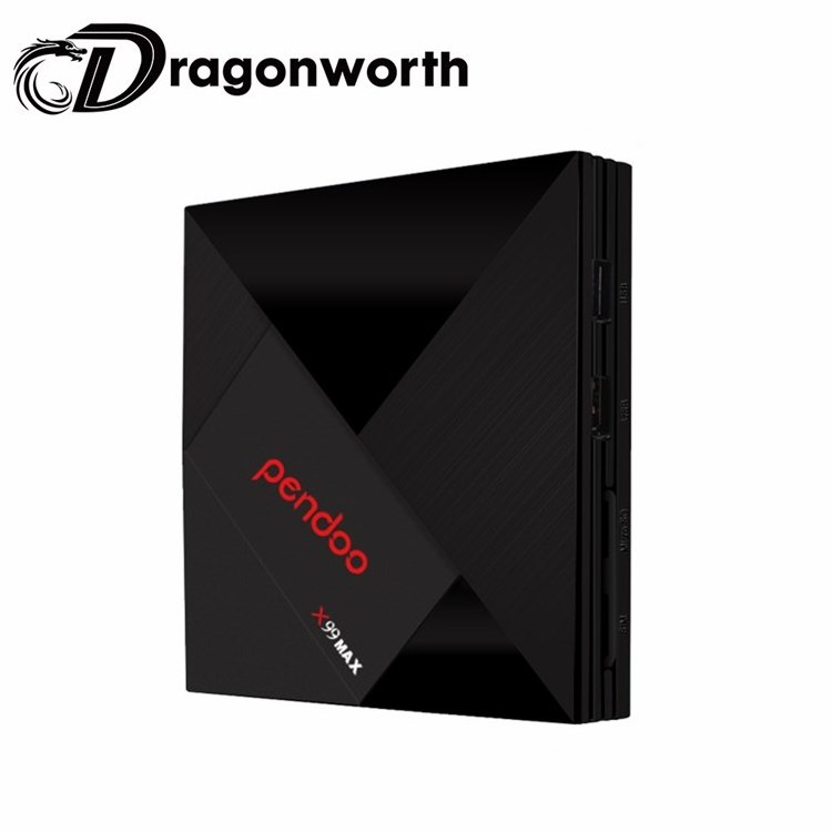 digital android tv satellite receiver super max Pendoo x99 max rk3399 4G 32G tt tv box with 4G sim card