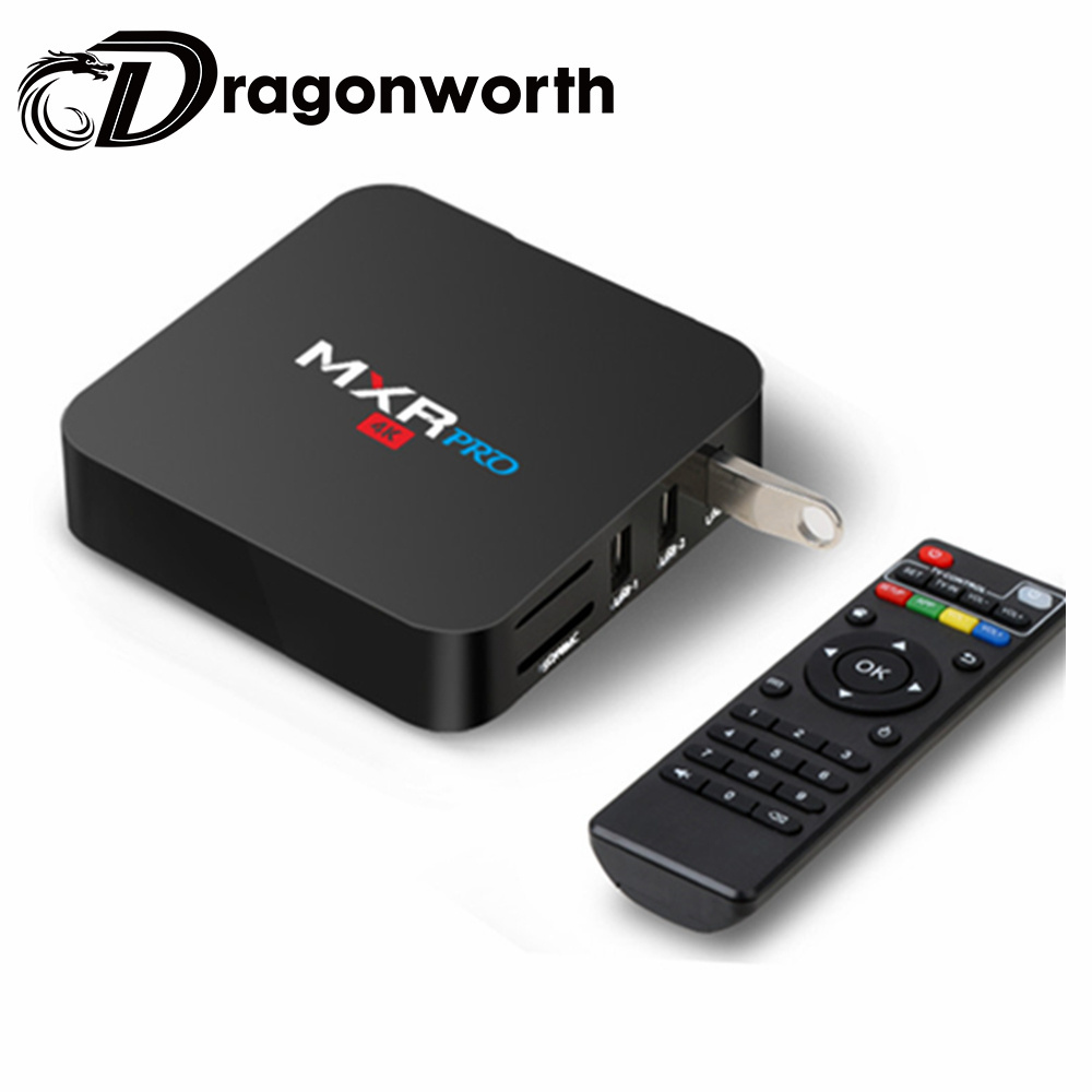 Best upgrade media player firmware android7.1 smart tv box MXR PRO RK3328 Quad-Core