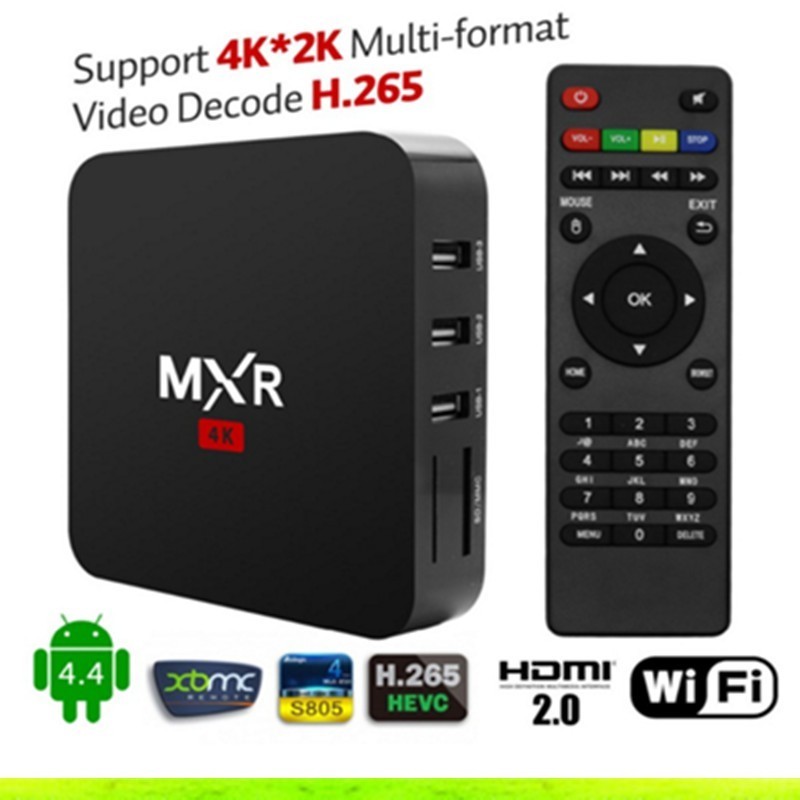 original rooted ! MXR 4k RK3229 Android 4.4 TV BOX 4k Media Player AD player Rock-chip RK3229 TV box