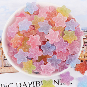 Jelly Sugar Soft Candy Slime Charms DIY Craft Making Resin Jewelry Making Kit Resin Slime Charm