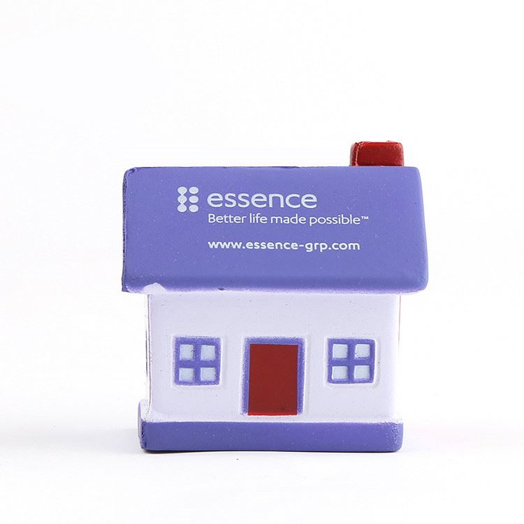 OEM stress house custom stress ball soft and lovely house shape stress ball