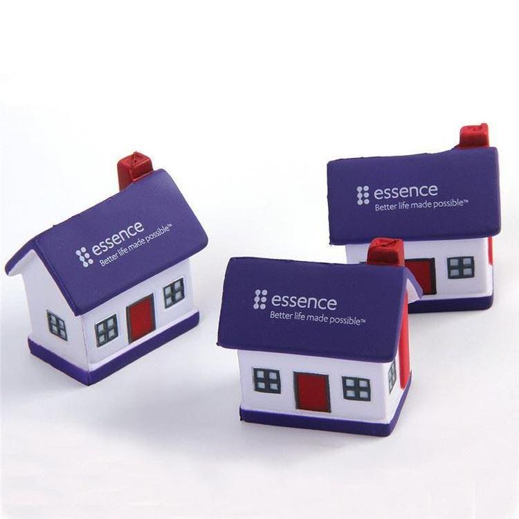 OEM stress house custom stress ball soft and lovely house shape stress ball