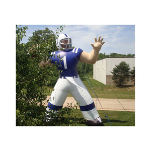 2022 Customised inflatable football/rugby player, nfl inflatable player lawn figure for advertising