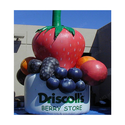 best inflatable strawberry hot sale, inflatable fruit model for decoration