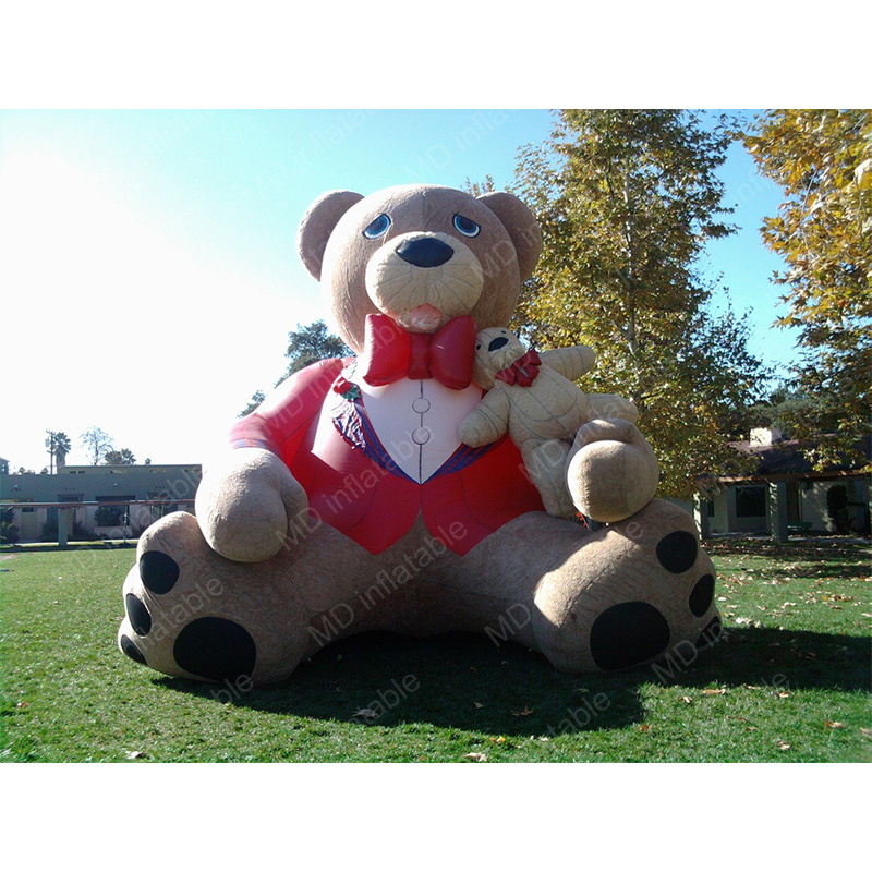 Outdoor event inflatable teddy bear, inflatable bear mascot for advertising