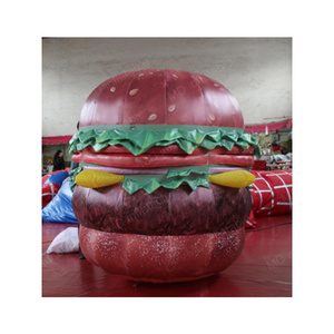 Customized inflatable hamburger, giant inflatable burger, inflatable food for advertising