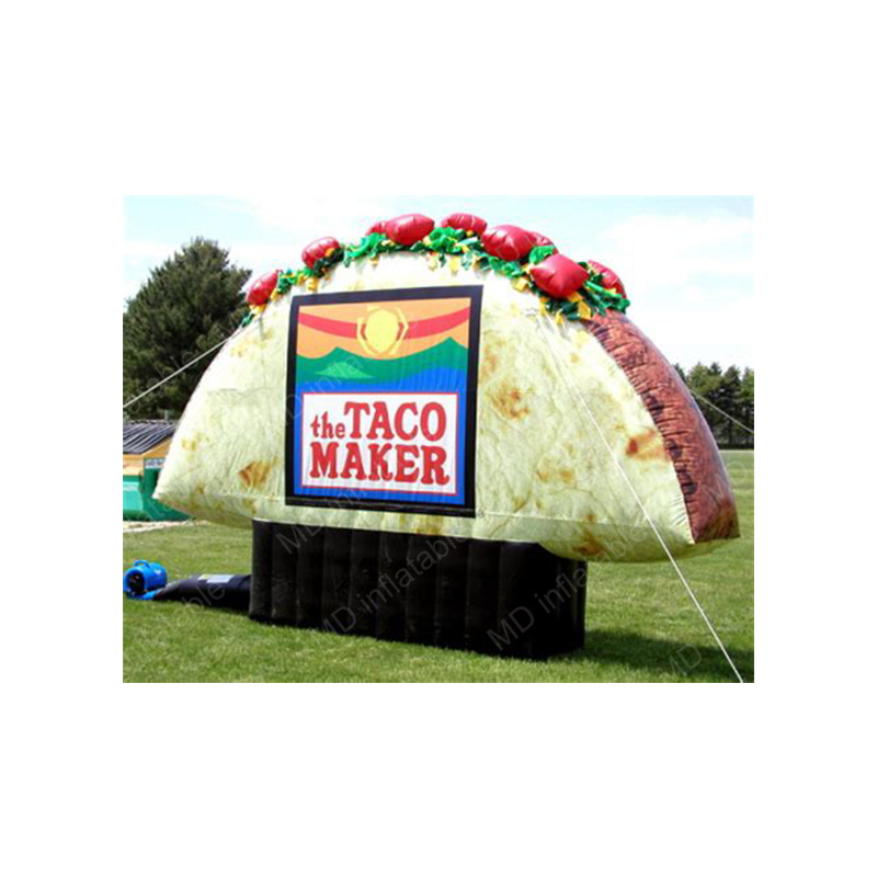 2023 Hot sale giant inflatable taco for advertising