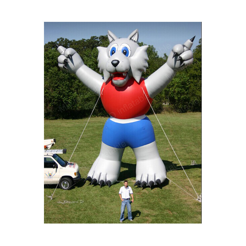 2023 Hot sale giant inflatable wolf for advertising