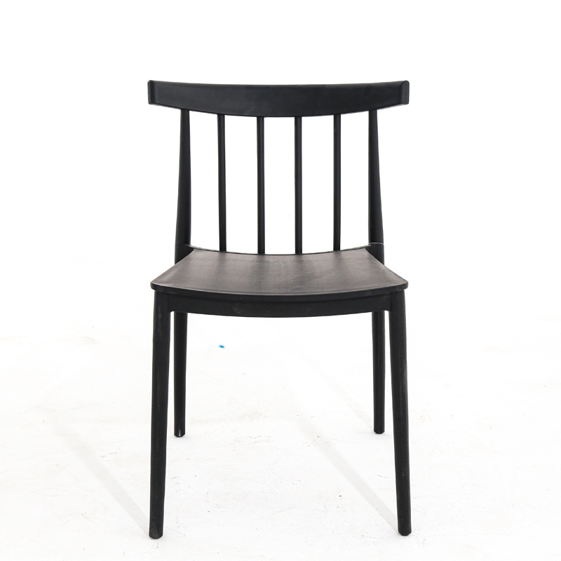 Collection Parker Country Farmhouse Wood Black Spindle Side Chair