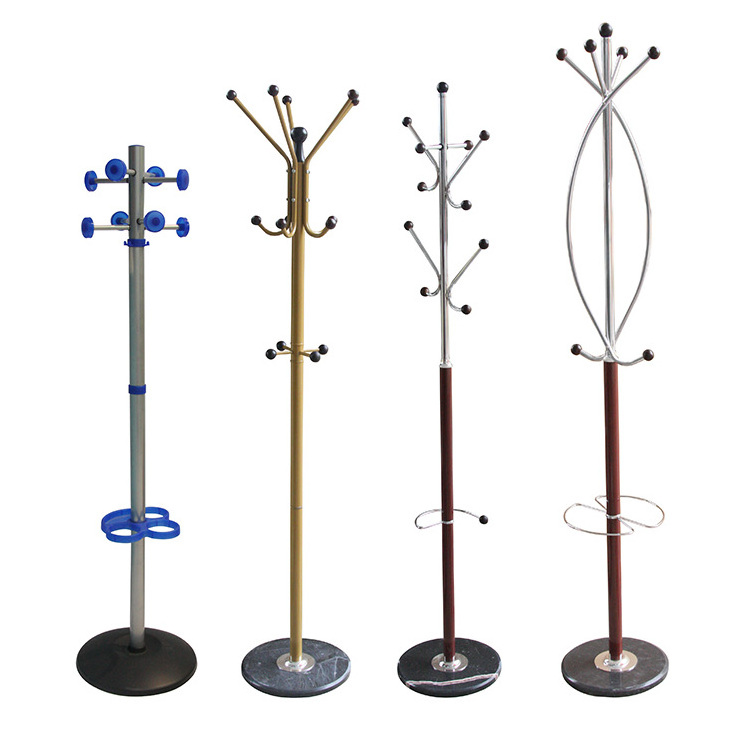 Bedroom standing tree hanging clothes umbrella coat rack metal stand coat hanger