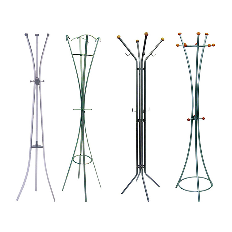 Bedroom standing tree hanging clothes umbrella coat rack metal stand coat hanger