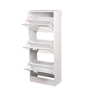 Wholesale Foldable Closed Quality Shoe Rack Wooden Shoe Cabinet