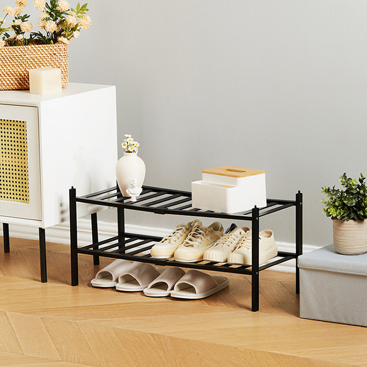 Stainless steel metal shoe rack designs pull out shoe rack telescopic shoe rack