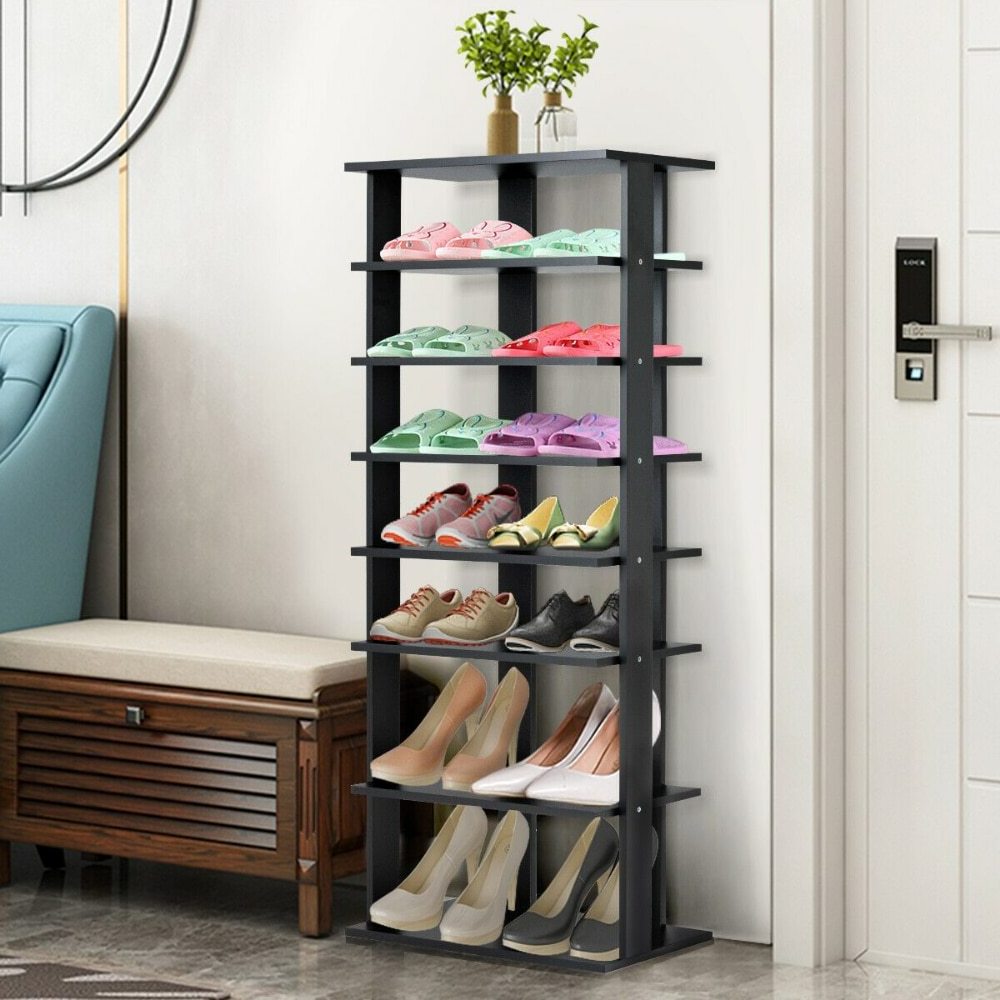 China Factory Modern Home 7 Layer Sports Shoes Storage Rack High Heel Casual Shoe Display Rack