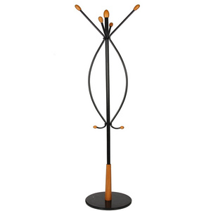 Industrial Metal Coat Rack Freestanding Easy to Assemble and Sturdy Bionic Hall Tree Coat Tree Hats Hanger Holder for Entryway