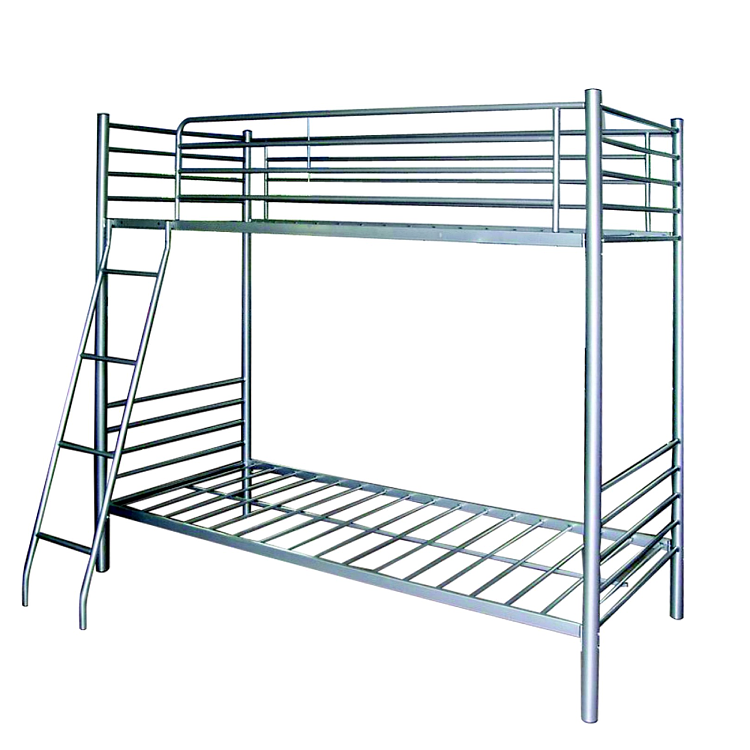 Top seller double bunk bed for adult worker twin metal bunk bed frame for boys used bunk beds for sale