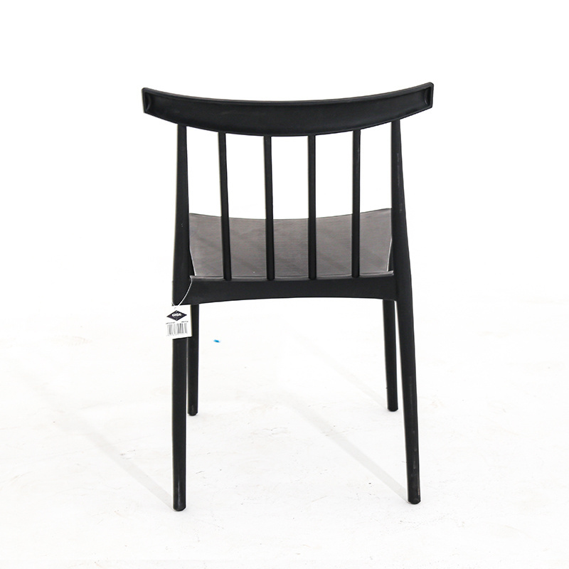 Collection Parker Country Farmhouse Wood Black Spindle Side Chair