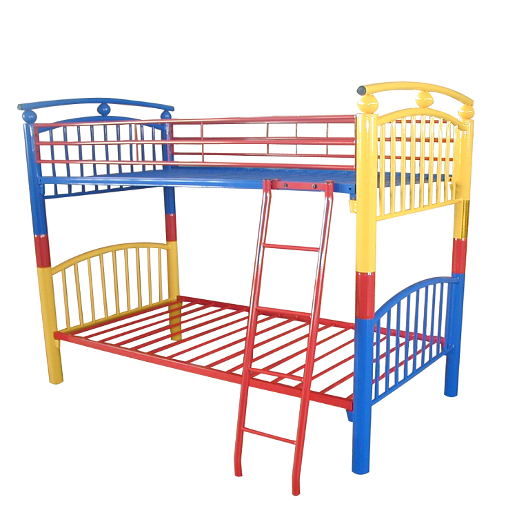 Top seller double bunk bed for adult worker twin metal bunk bed frame for boys used bunk beds for sale