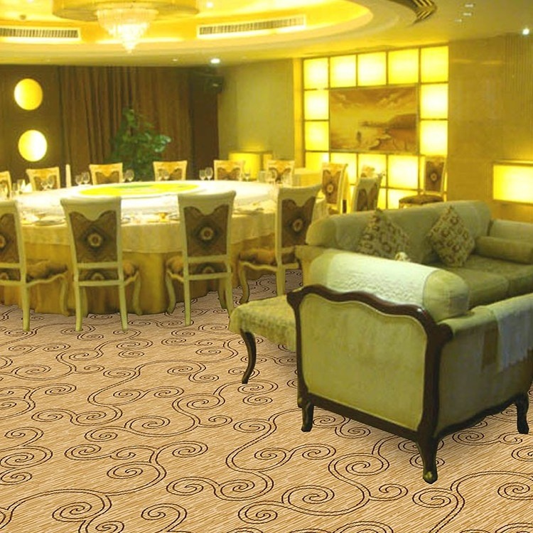 Carpet Factory Axminster Jute Backing Carpet Printed Wall to Wall Luxury Restaurant for 80% Wool 20% Nylon Carpet Selling