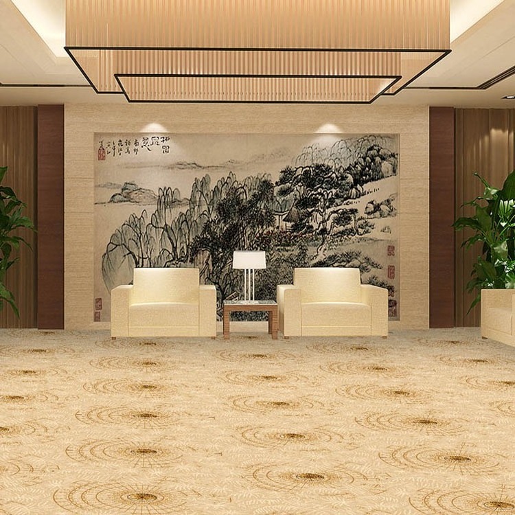 Carpet Factory Axminster Jute Backing Carpet Printed Wall to Wall Luxury Restaurant for 80% Wool 20% Nylon Carpet Selling