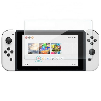 Transparent Stickers Skins Glass Screen Protector for Nintendo switch oled console