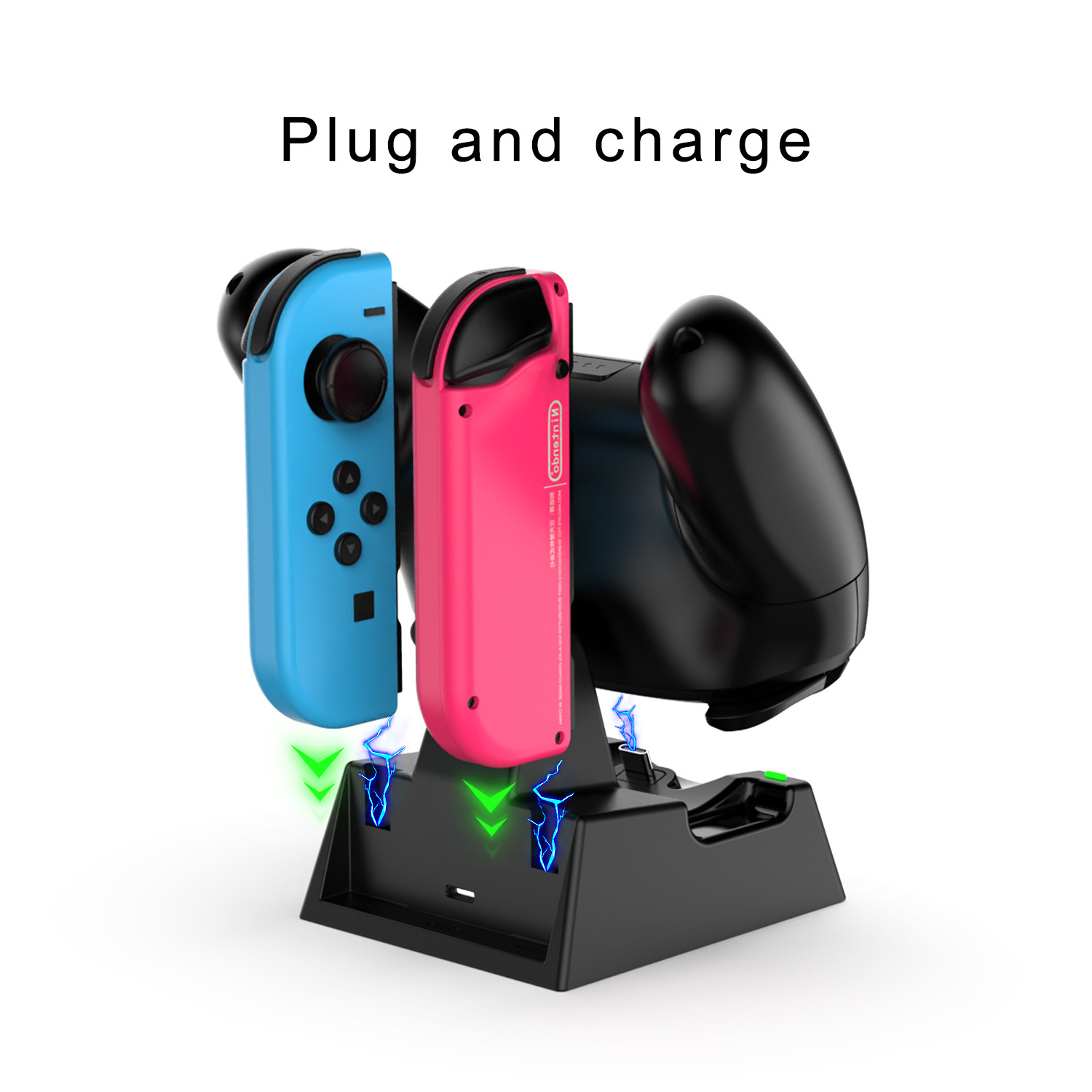 game accessories Nintendo Switch charger dock  for Nintendo Switch OLED and  Switch and and Pro controller