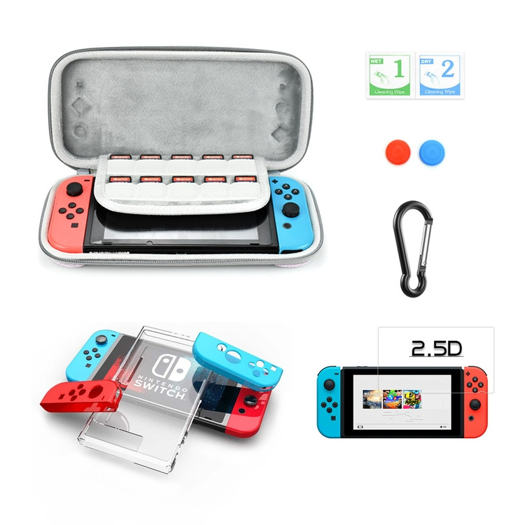 5 In 1 Mobile or PC Gaming Accessories for Nintendo Switch Accessories Kit Bundle