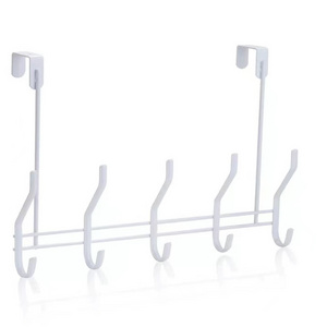 Stainless steel heavy duty door hanger on door hook, coat, robe, hat, clothes, towel rack