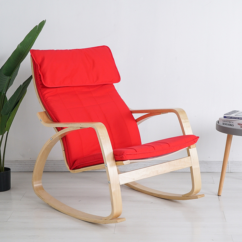 Wholesale Modern Design Living Room Furniture Bentwood Relax Chairs Ply wood Rocking Chair